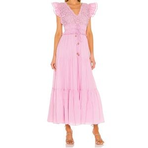 Karina Grimaldi Lilac Midi Dress